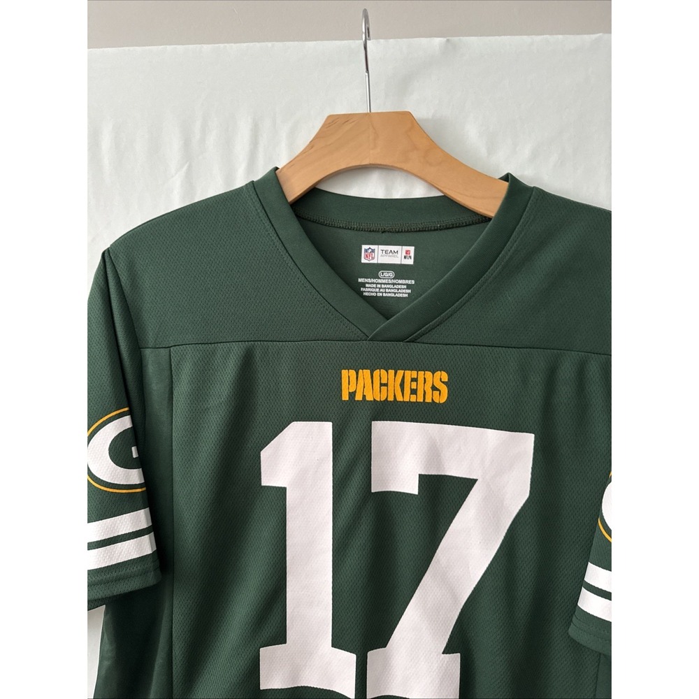 Davante Adams #17 Green Bag Packers NFLPA Team Apparel Mens Large Jersey
